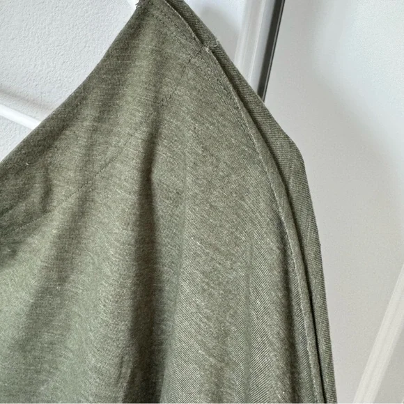 🎉HP!🎉 We the Free Saratoga Top Green Size Small Boho Asymmetric Off the Shoulder - Picture 9 of 14